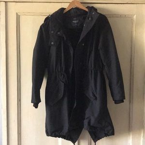Madewell rain jacket with removable lining